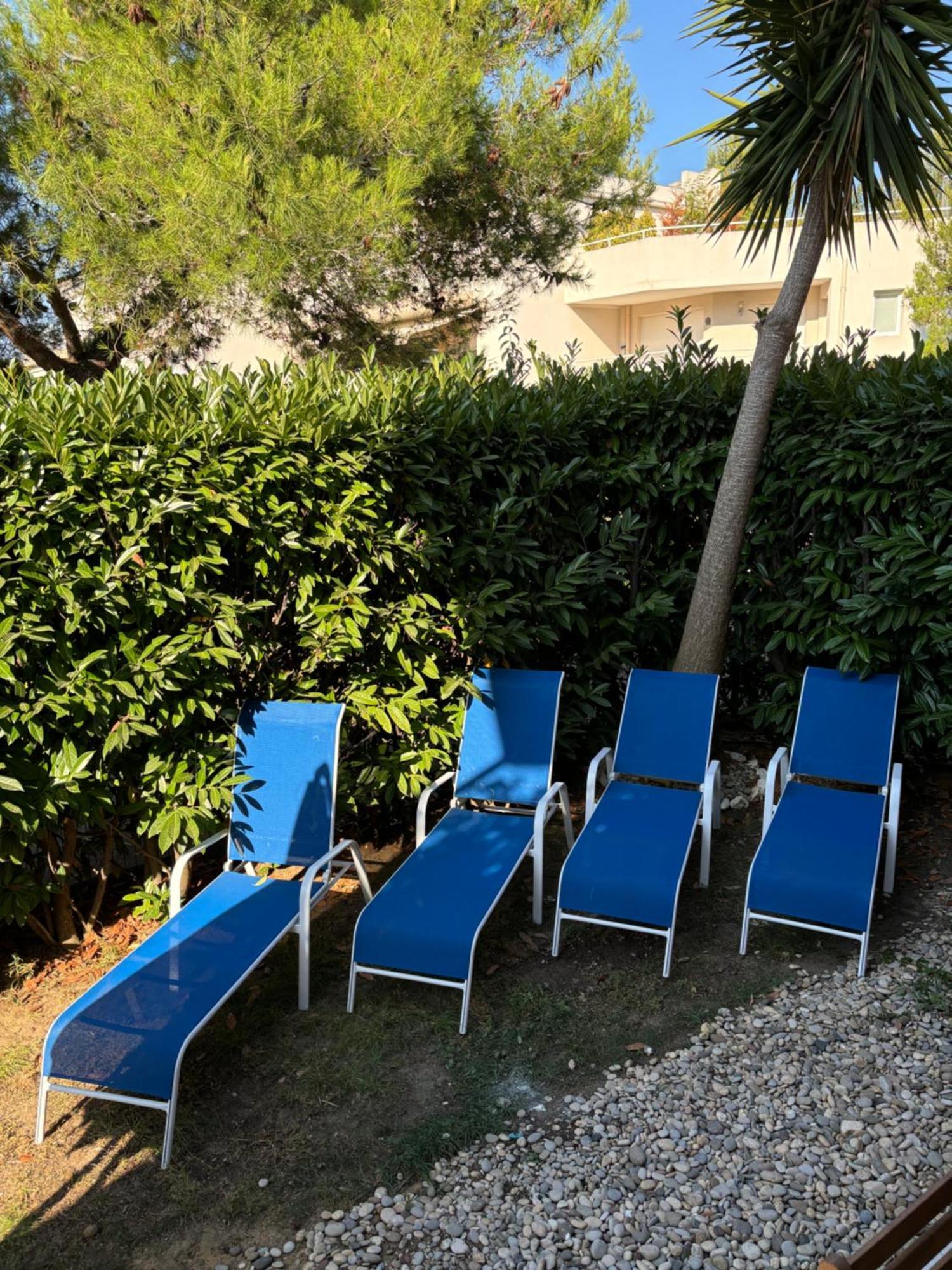 Beachside Apartment With Pool & Garden In Juan Les Pins Антиб Экстерьер фото